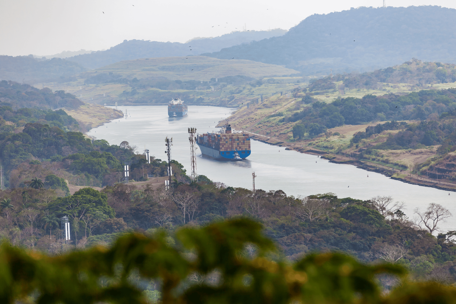 Octubre fue el mes con menos lluvia en el Canal de Panamá desde 1950