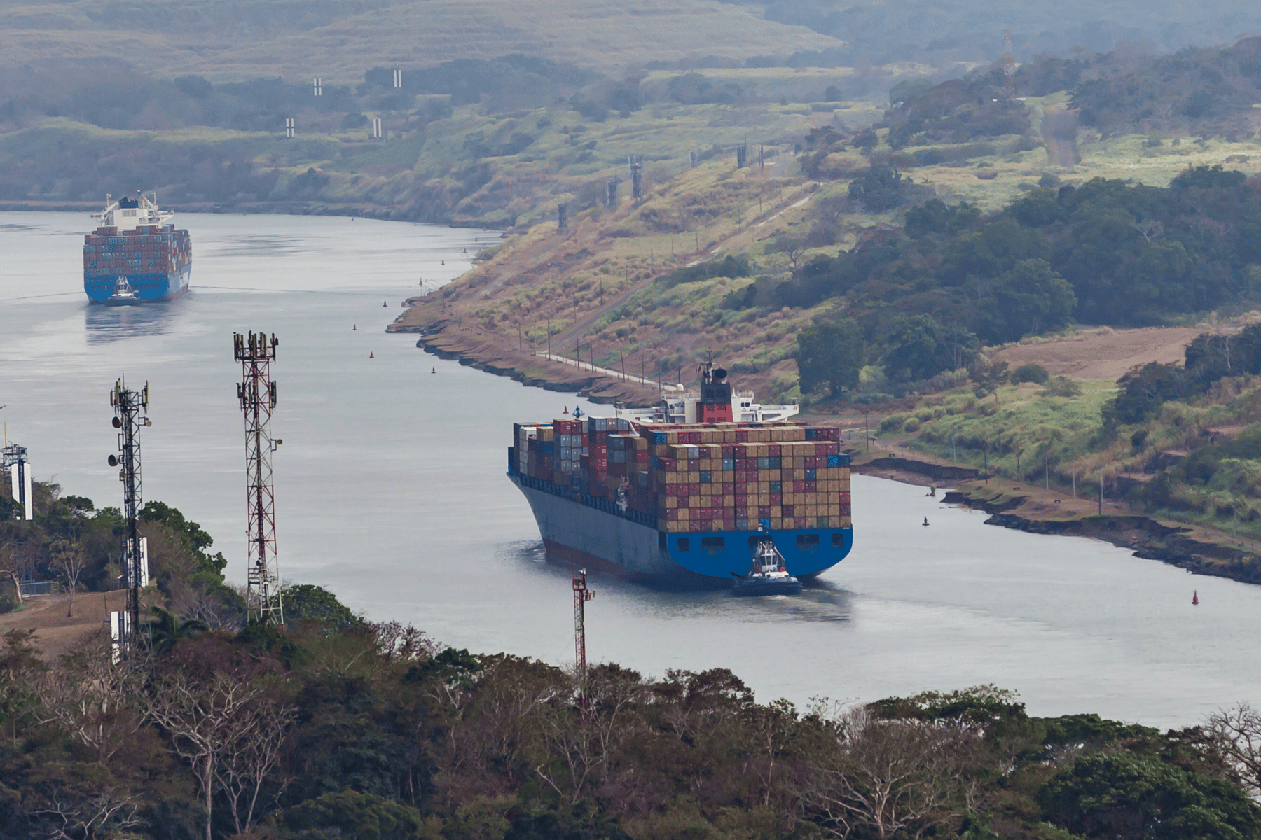 El Canal de Panamá bombeará agua desde Gamboa hasta Paraíso para garantizar sus operaciones